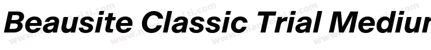 Beausite Classic Trial Medium字体转换
